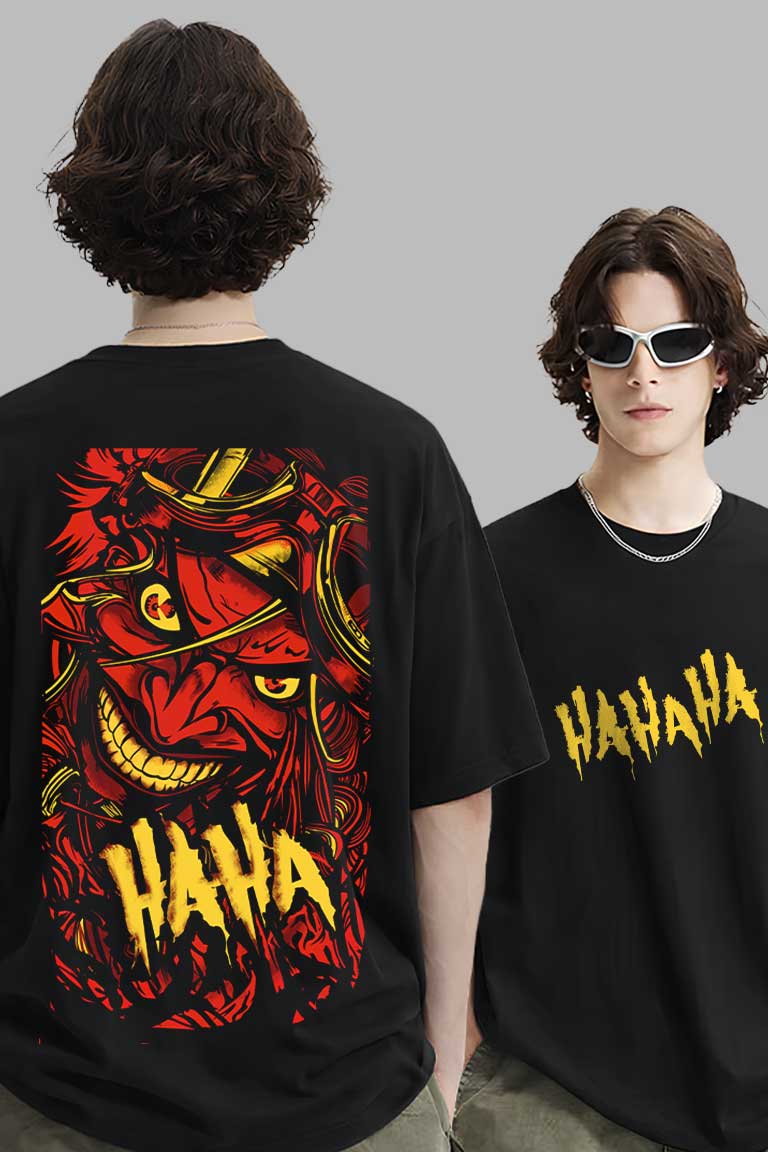 Haha Men Oversized T-shirt - Image 3