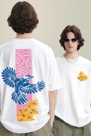 Bird Men Oversized T-shirt