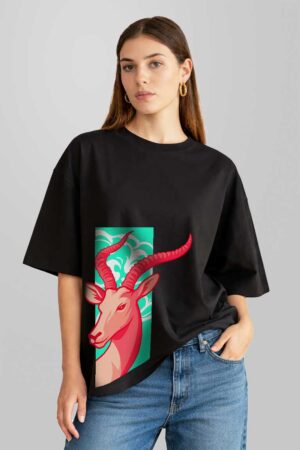 Deer Women Oversized T-shirt