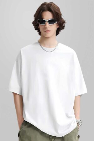 White Color Oversized T-shirt