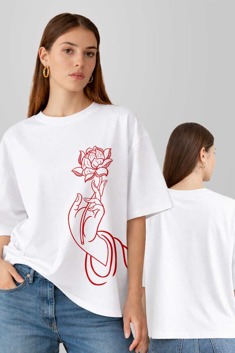 Mukti Women Oversized T-shirt - Image 7