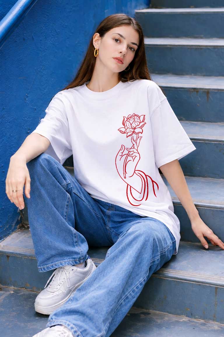 Mukti Women Oversized T-shirt - Image 8