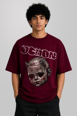 Demon Child Men Oversized T-shirt