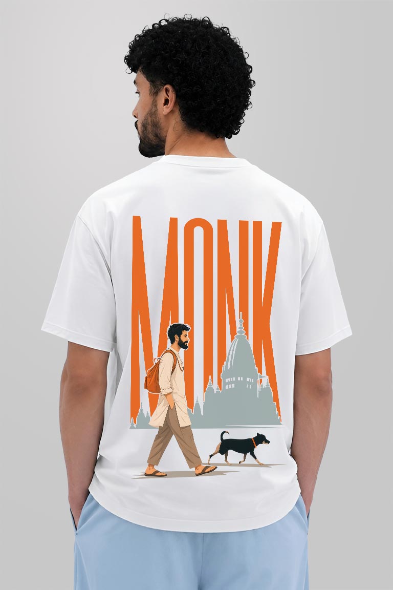 Monk Men Oversized T-shirt - Image 2