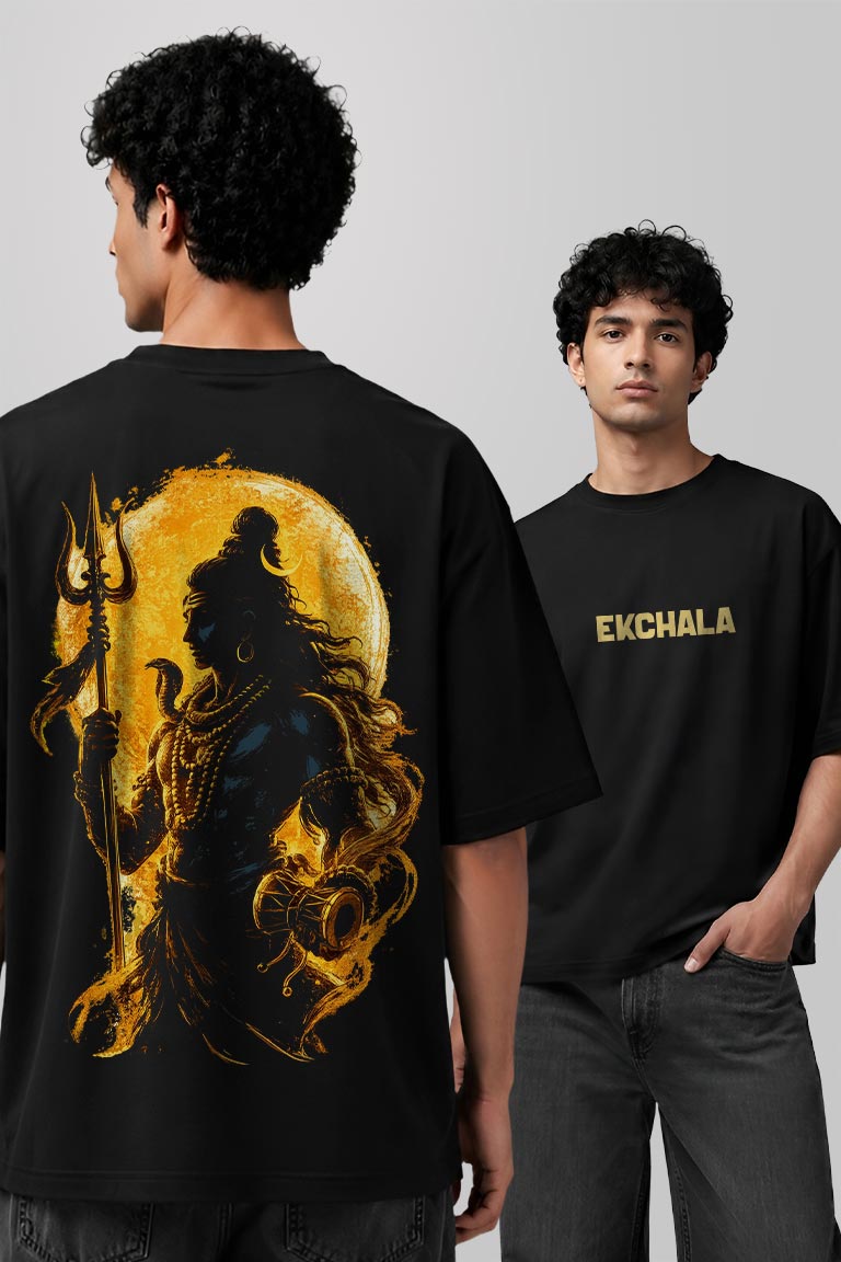 Shiva Men Oversized T-shirt - Image 2
