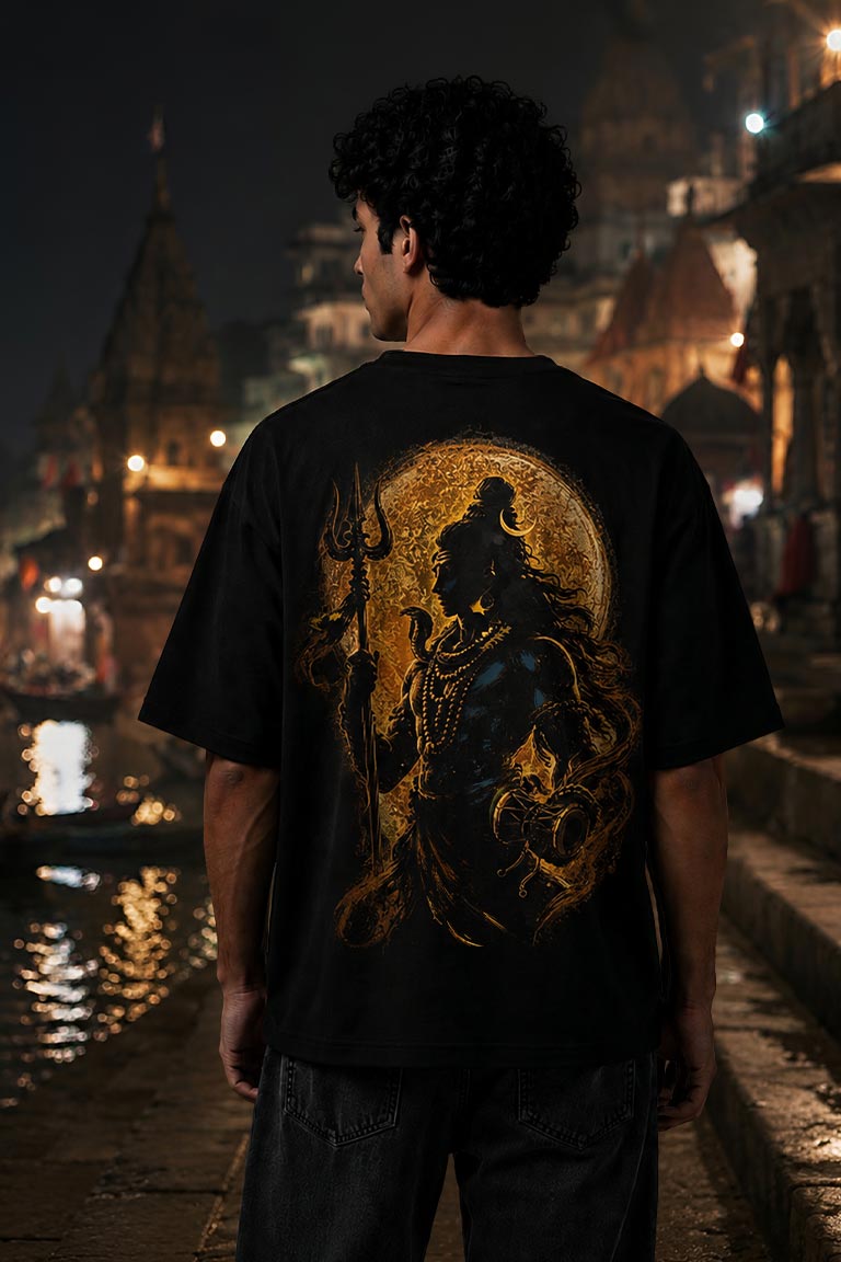 Shiva Men Oversized T-shirt - Image 3