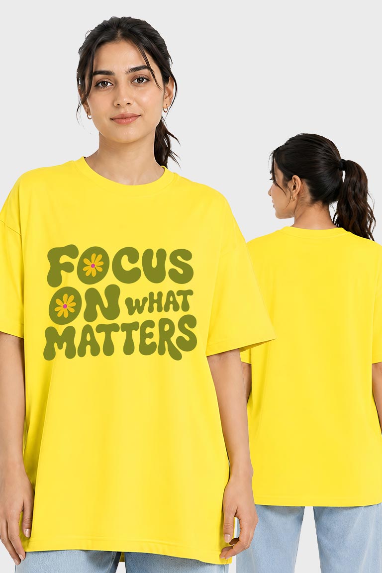 Focus Women Oversized T-shirt - Image 3