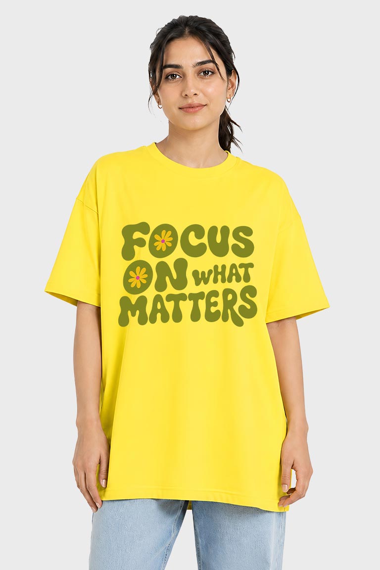 Focus Women Oversized T-shirt