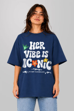 Iconic Vibe Women Oversized T-shirt