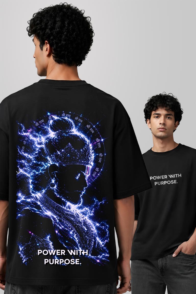 Power With Purpose Men Oversized T-shirt - Image 2