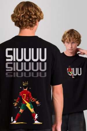 Siuuu Men Oversized T-shirt