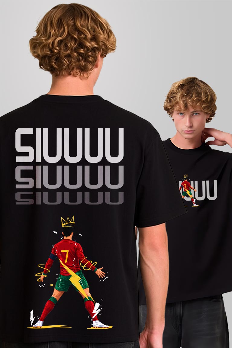 Siuuu Men Oversized T-shirt