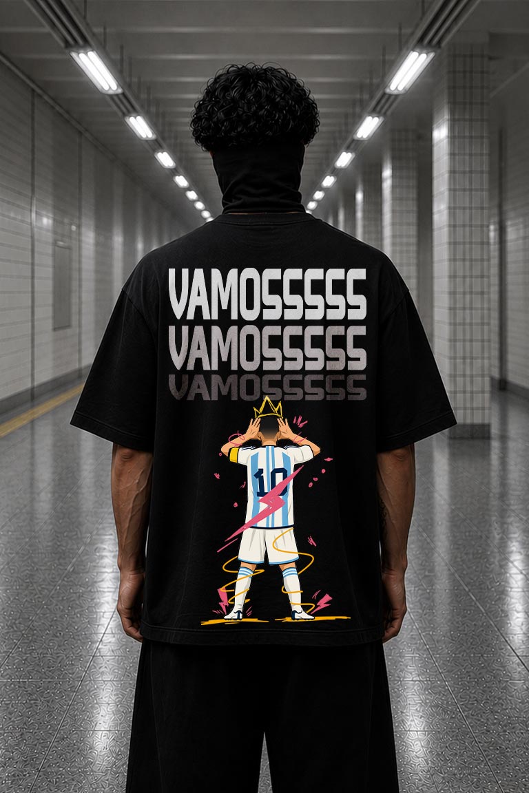 Vamosss Men Oversized T-shirt - Image 2