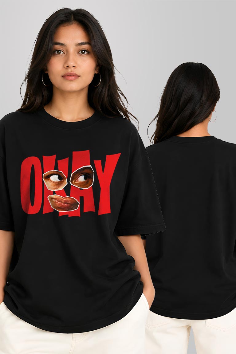 Okey Women Oversized T-shirt - Image 2