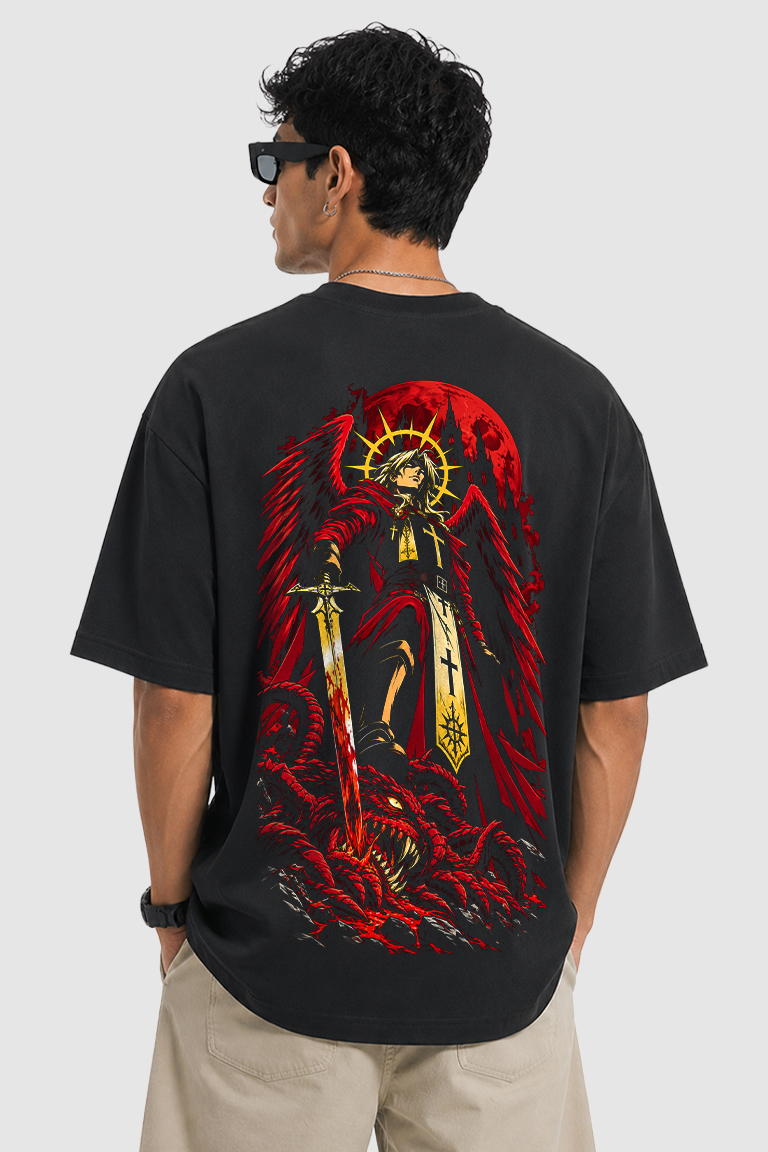 Angel Men Oversized T-shirt - Image 3
