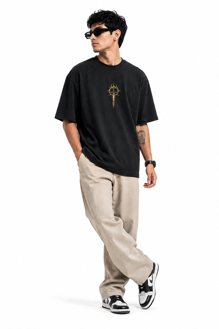 Angel Men Oversized T-shirt - Image 2