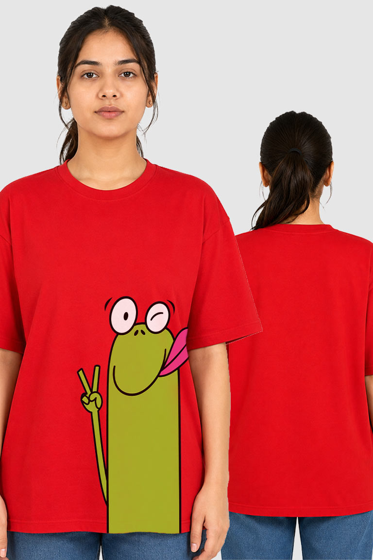 Frogy Women Oversized T-shirt - Image 3