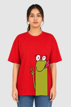 Frogy Women Oversized T-shirt