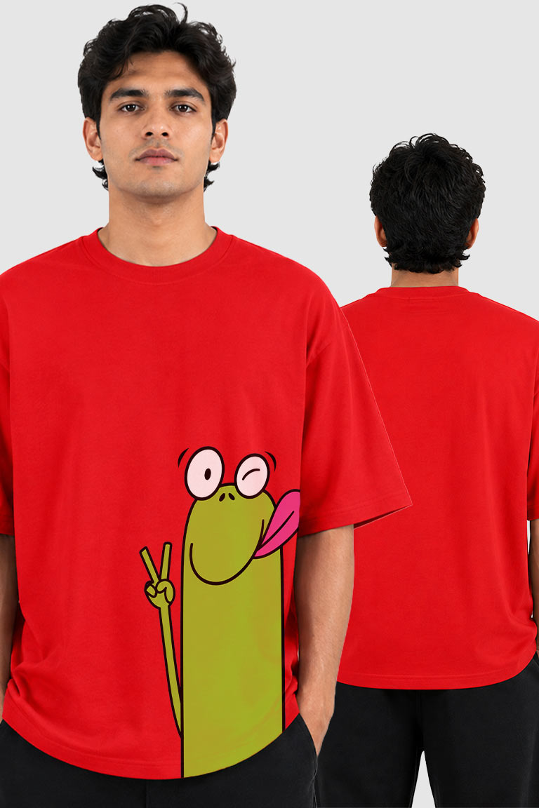 Frogy Men Oversized T-shirt - Image 2