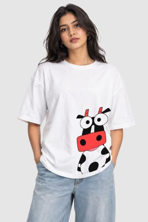 Moo Women Oversized T-shirt